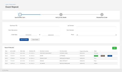 Exact Repeat Online Search