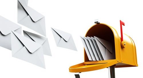A mailbox and letters.