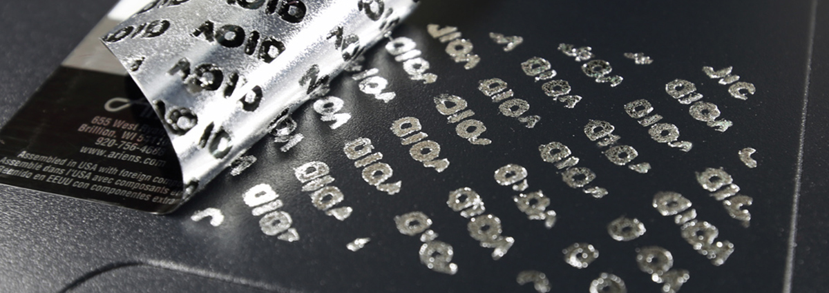 security-header Security/Tamper-Evident Labels