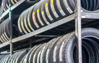 Tire labels adhere to tires