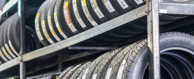 Tire labels adhere to tires